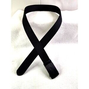 Dickies Genuine Men's Black Woven Dress Work Belt  Size 34" - 36" w Dickies Logo